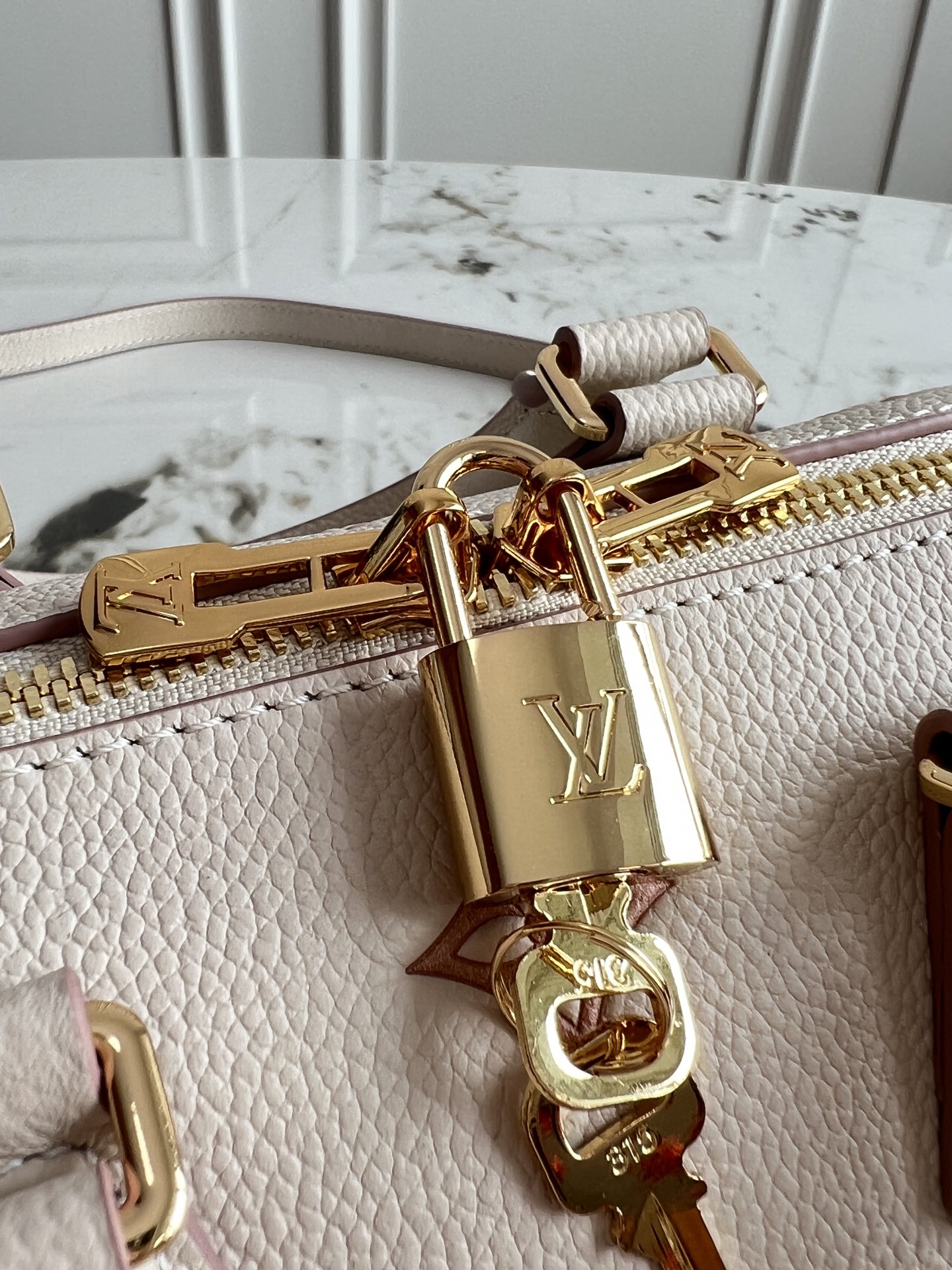 Speedy Bandouliere 20 Handbag in Monogram Empreinte Leather - Image 5