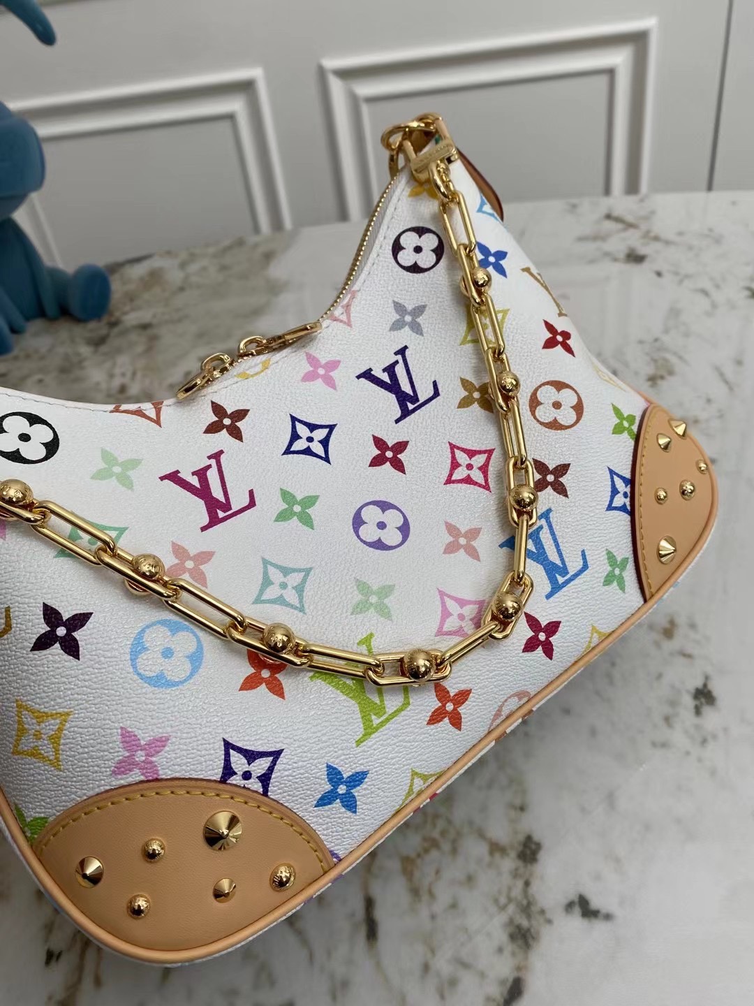 Louis Vuitton x Takashi Murakami Boulogne M27790 Shoulder Bag - Image 5