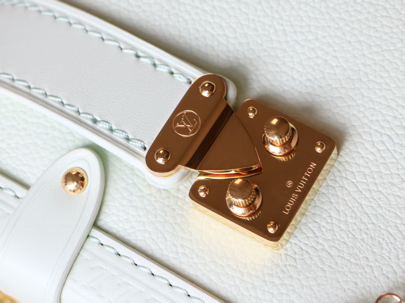 Louis Vuitton Side Trunk Small Crossbody Bag in Light Green - Image 5