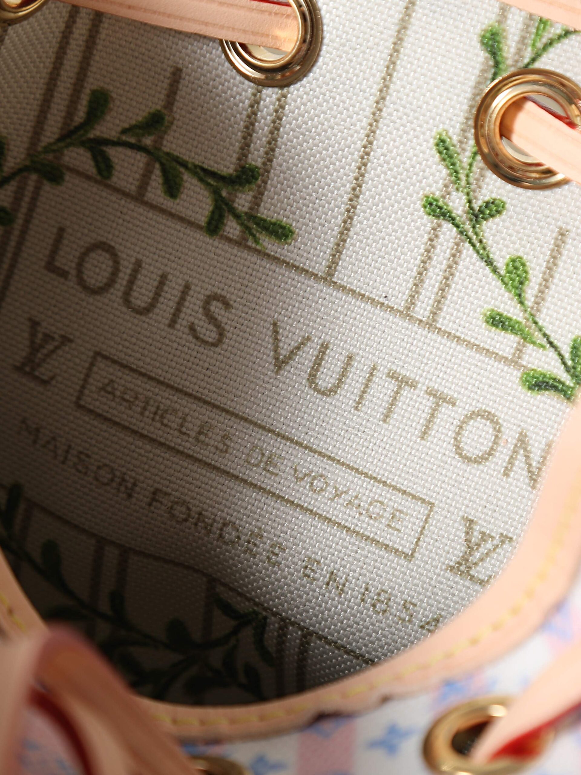 Louis Vuitton Nano Noé LV Stamp Canvas Crossbody Bag M29029 - Image 5