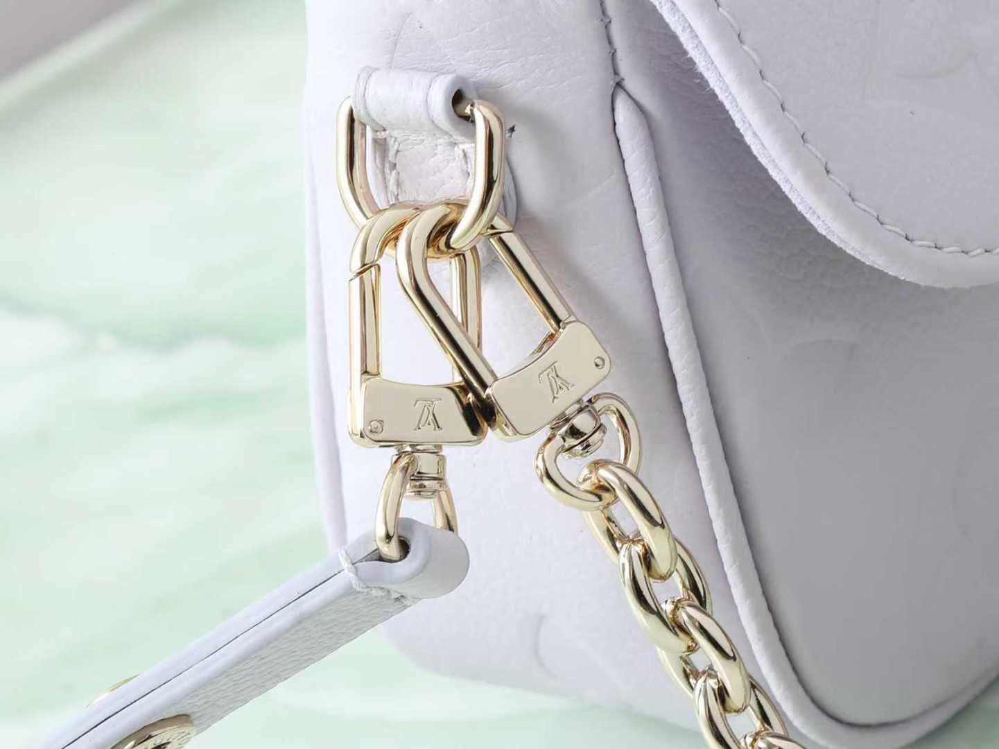 Louis Vuitton Wallet on Chain Ivy in Purple Monogram Empreinte Leather - Image 5