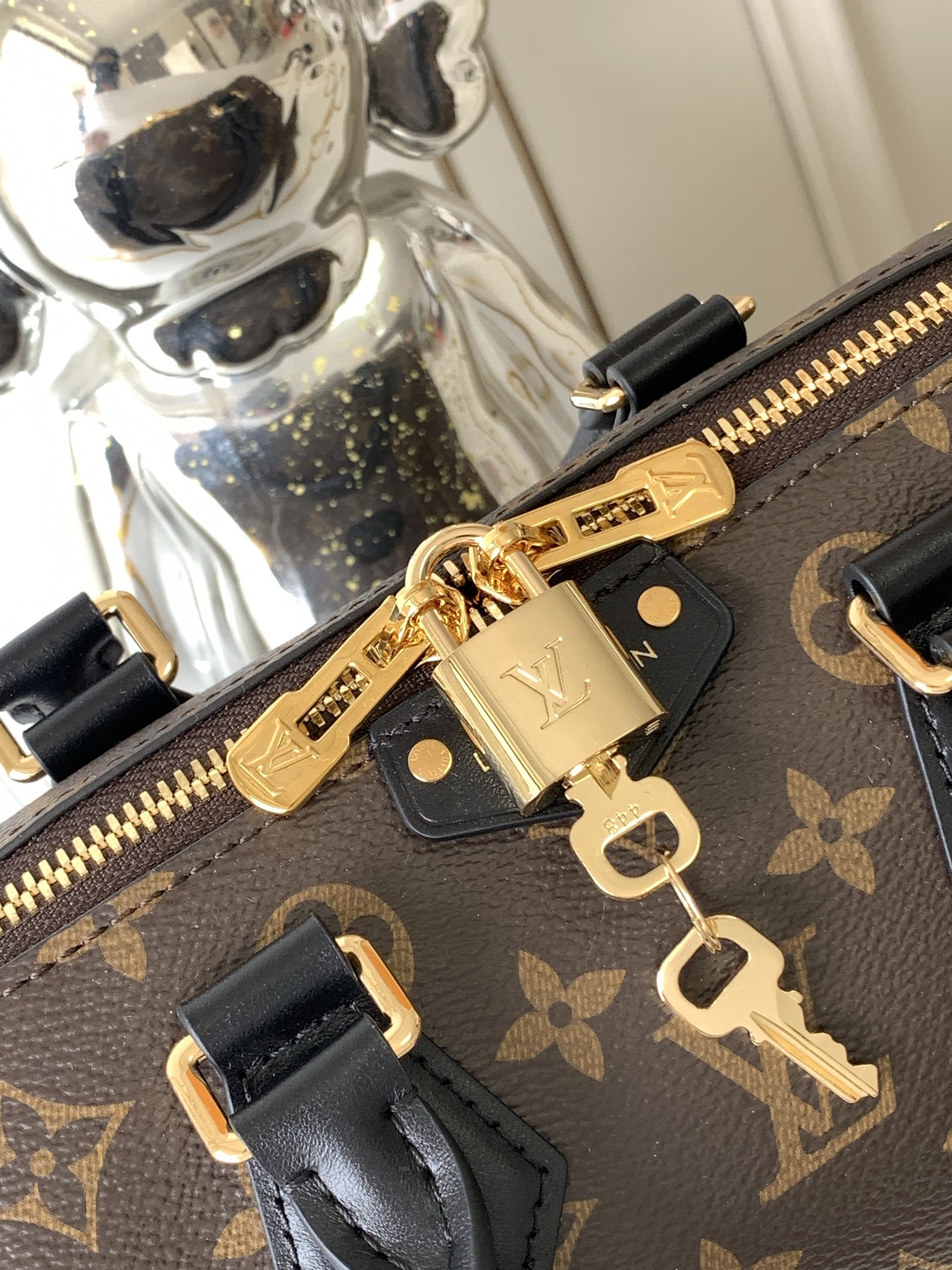 Louis Vuitton Speedy Trunk Monogram Canvas Bag M13146 - Image 5