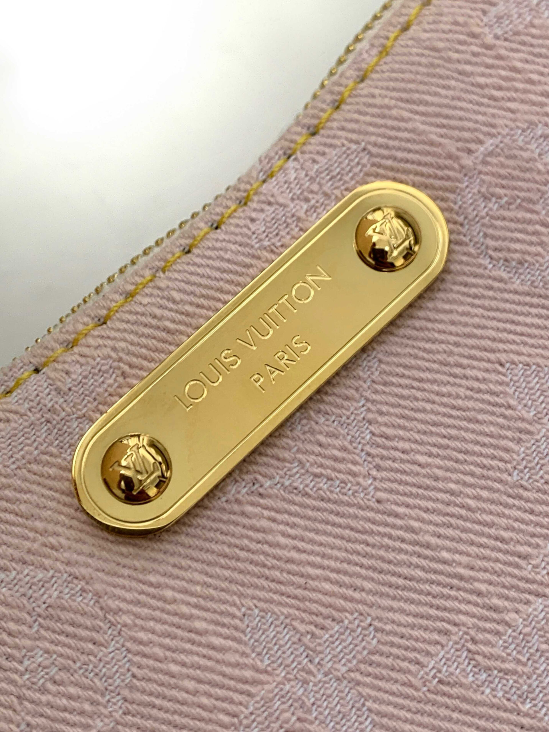 Louis Vuitton Liv Pochette Monogram Denim Crossbody Bag - Image 5