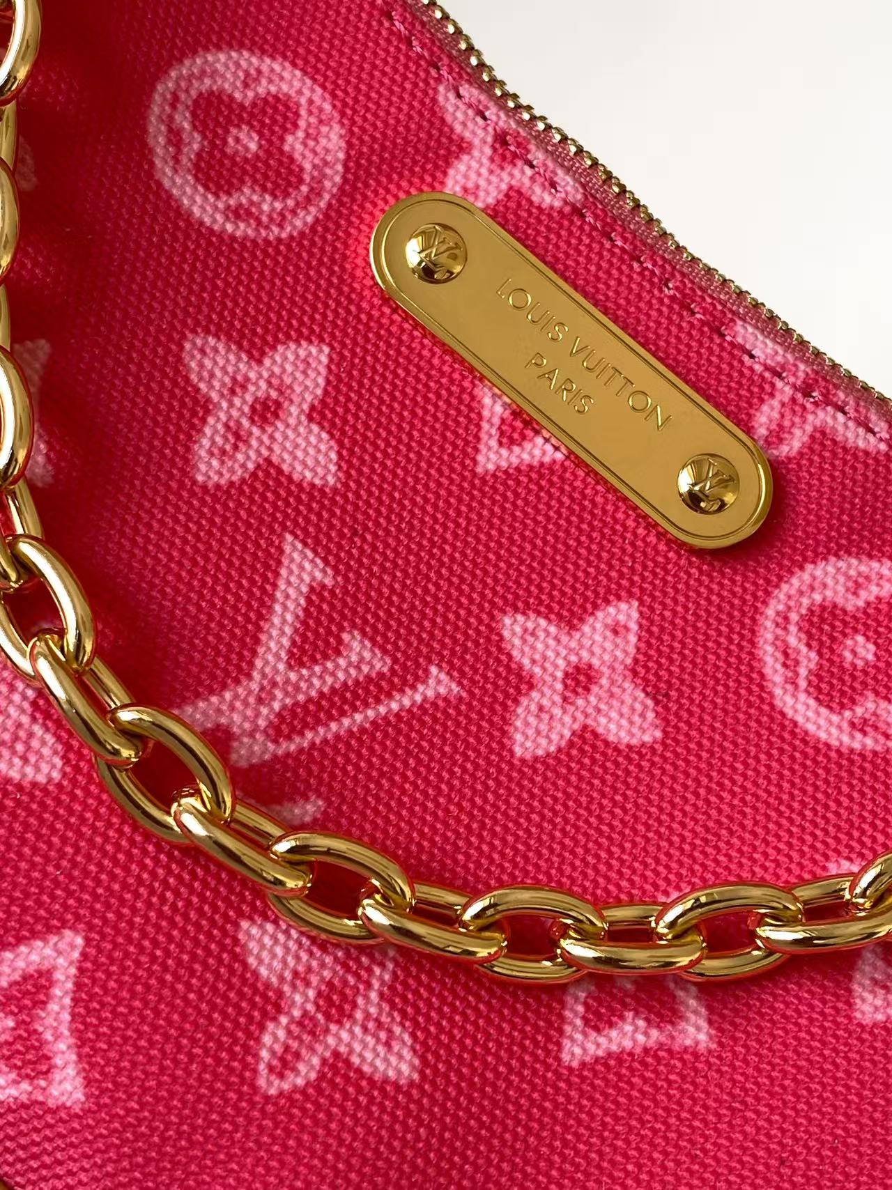 Louis Vuitton Monogram Denim Liv Pochette Crossbody Bag - Image 5