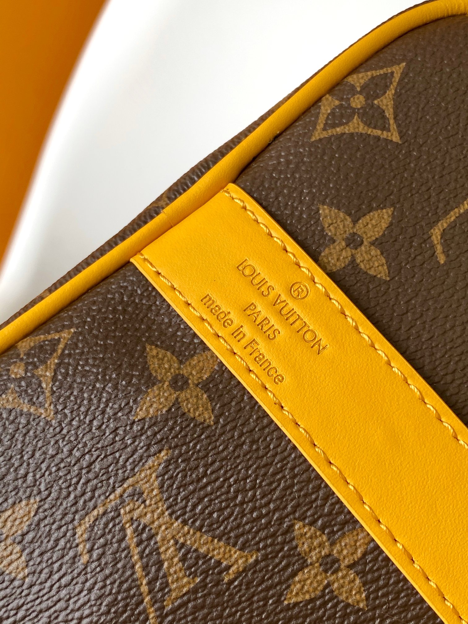 Louis Vuitton Keepall Bandoulière 35 Travel Bag in Monogram Eclipse - Image 5