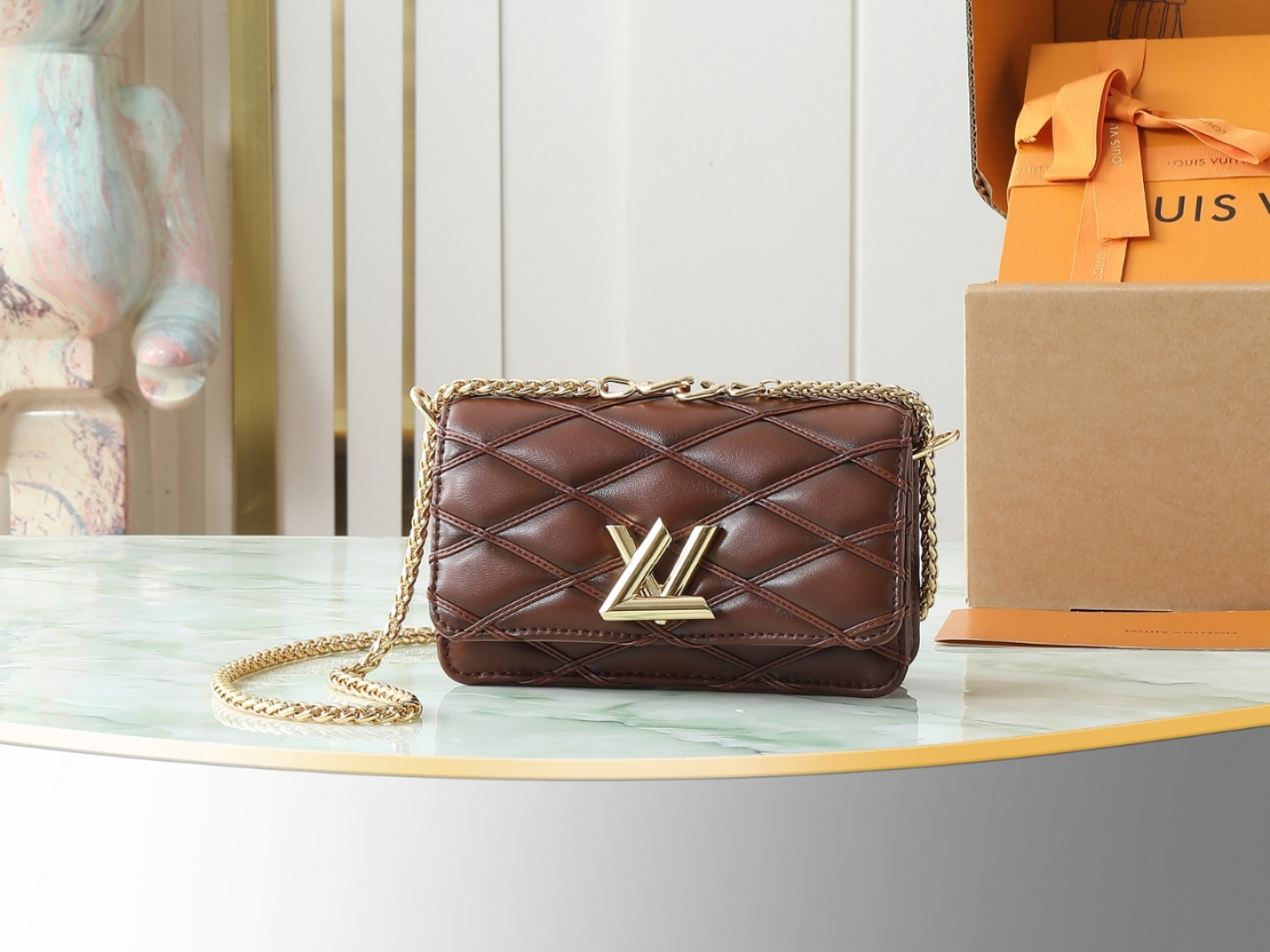 Louis Vuitton Wallet On Chain Go-14 M13841 Crossbody Bag - Image 5