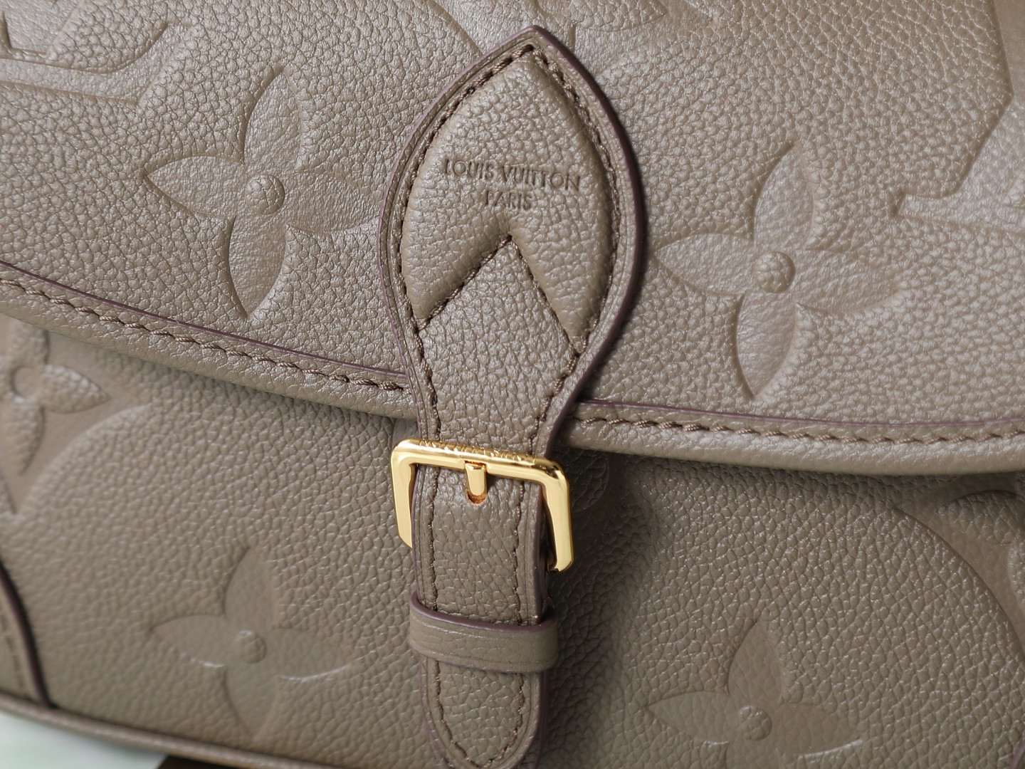 Louis Vuitton Diane Bag in Khaki Green Monogram Empreinte Leather - Image 5