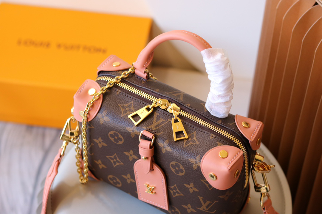 Louis Vuitton Petite Malle Souple Monogram Canvas Shoulder Bag - Image 5