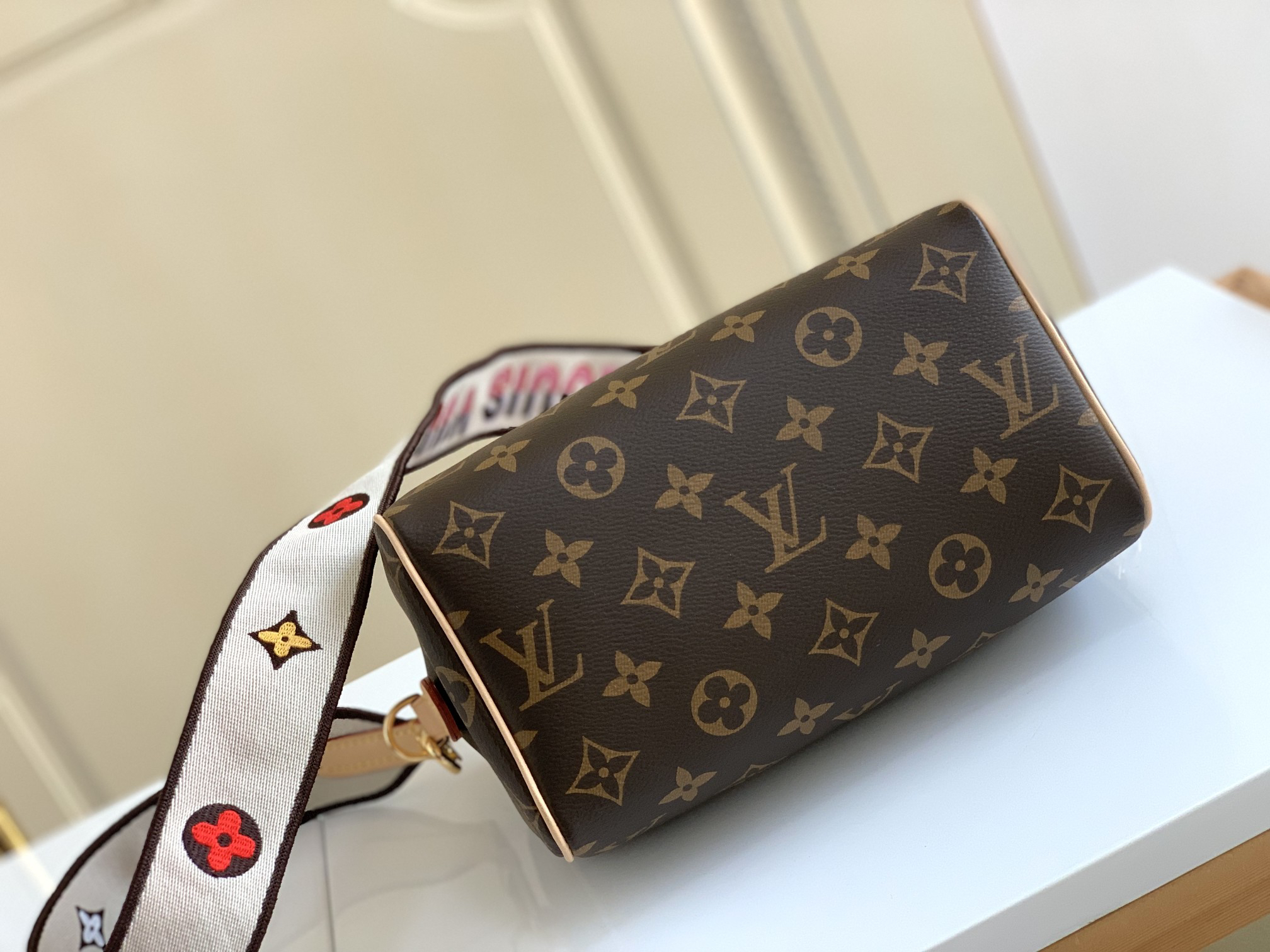 Louis Vuitton Speedy 20 Handbag in Damier Ebene Canvas - Image 5