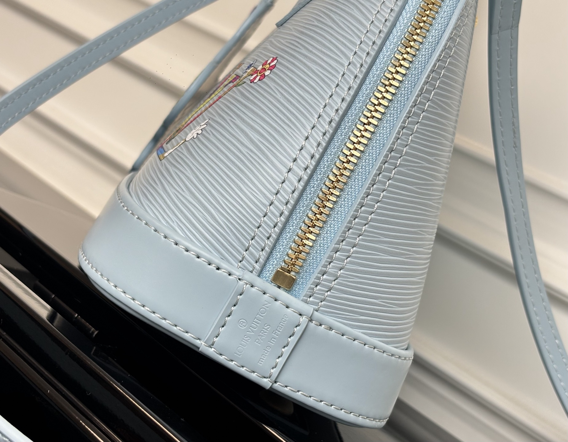 Louis Vuitton x Murakami Alma BB Handbag in Epi Leather - Image 5