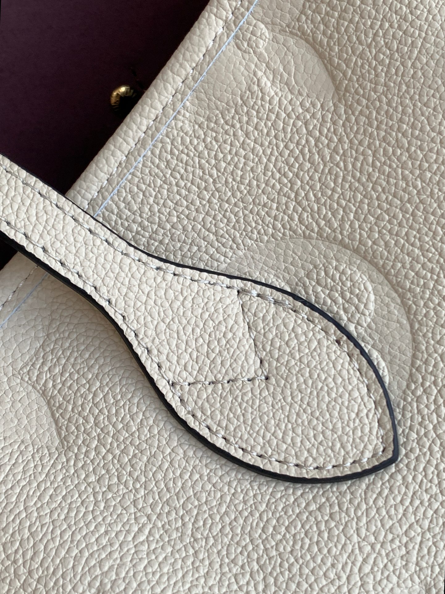 Neverfull Medium Embossed Leather Tote Bag - Image 5