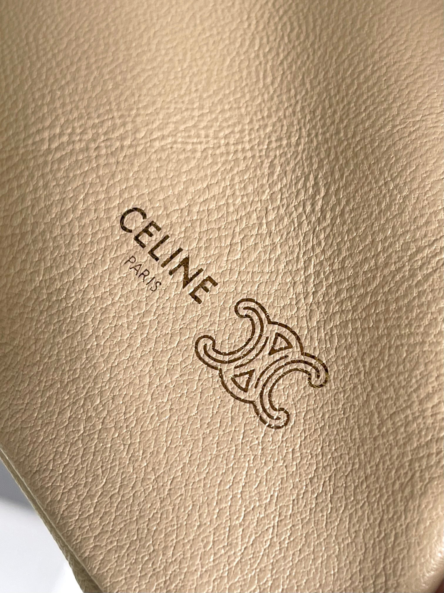 CELINE Crystal Drawstring Cloud Bag - Image 5