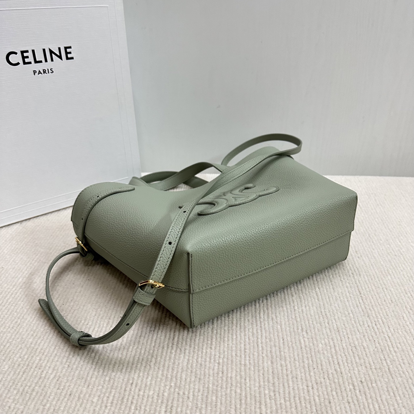 Cabas Anais Small Grained Calfskin Leather Tote Bag - Image 5