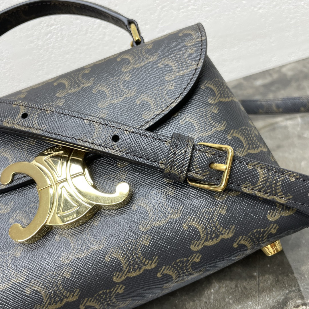 TEEN NINO C Leather Crossbody Bag with Full Steel Hardware - Image 5