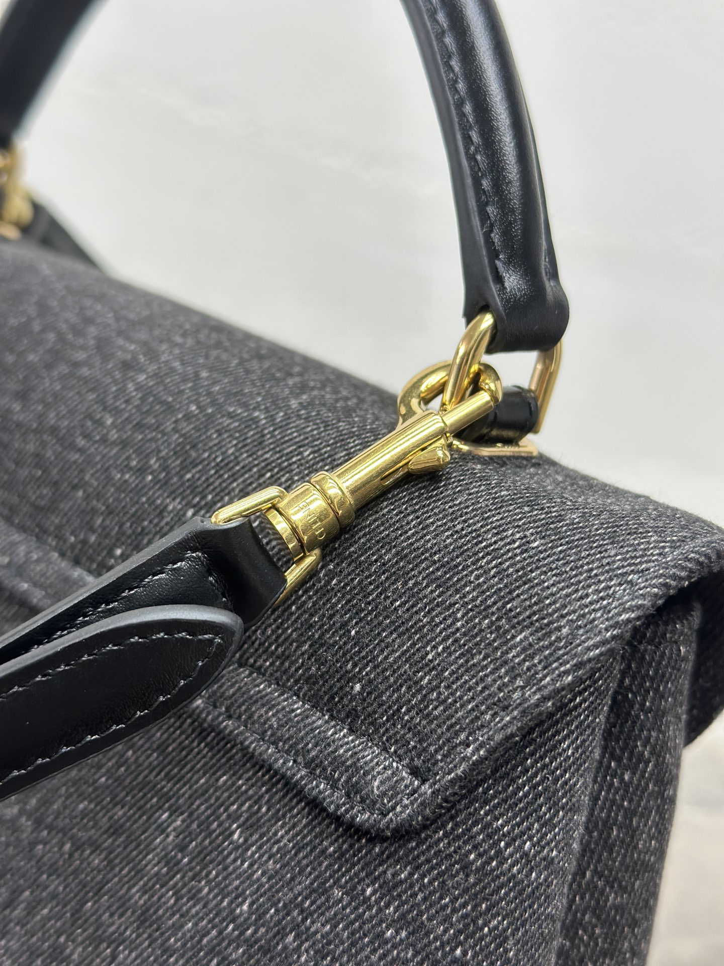 TEEN NINO Denim and Leather Crossbody Bag - Image 5