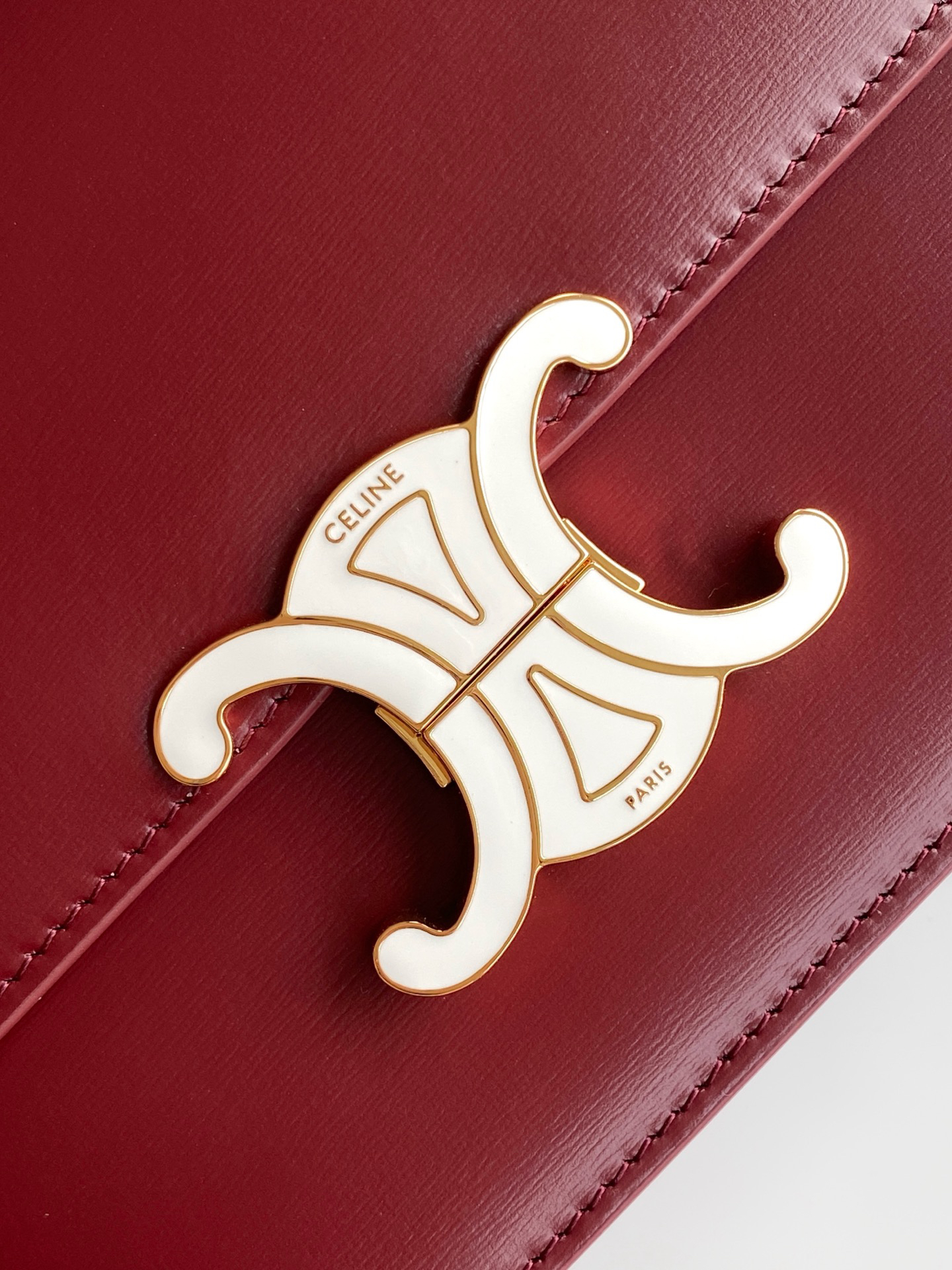 Celine Box Crossbody Bag in Leather - Image 5