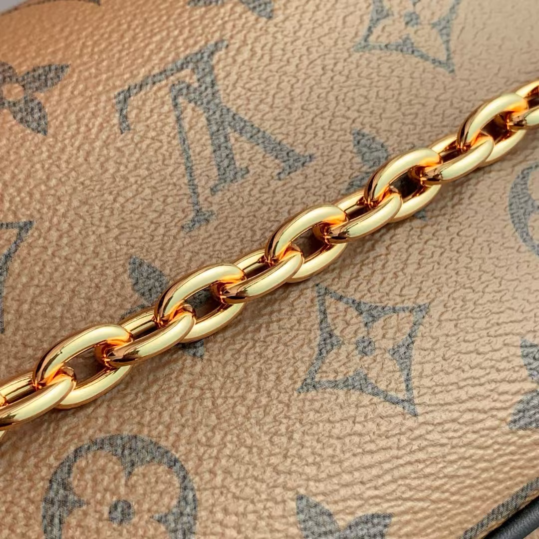 Louis Vuitton Wallet On Chain Ivy Shoulder Bag in Monogram Reverse - Image 5