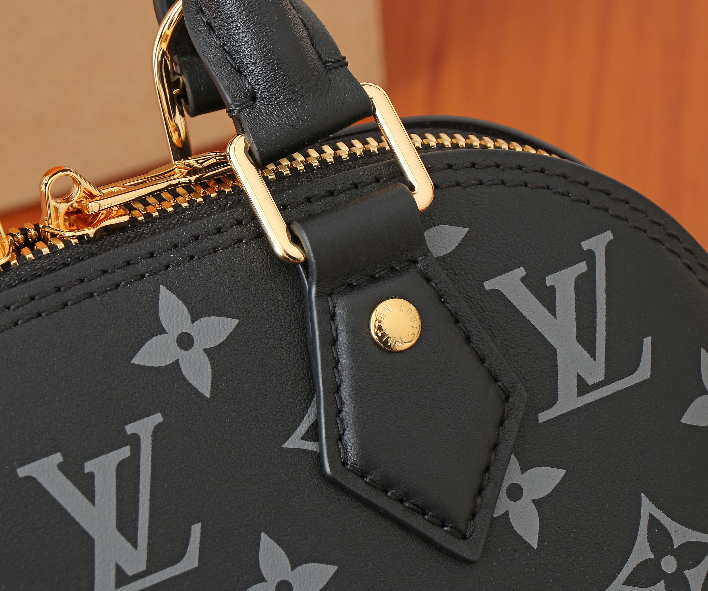 Louis Vuitton Alma BB Monogram Ink Crossbody Bag - Image 5