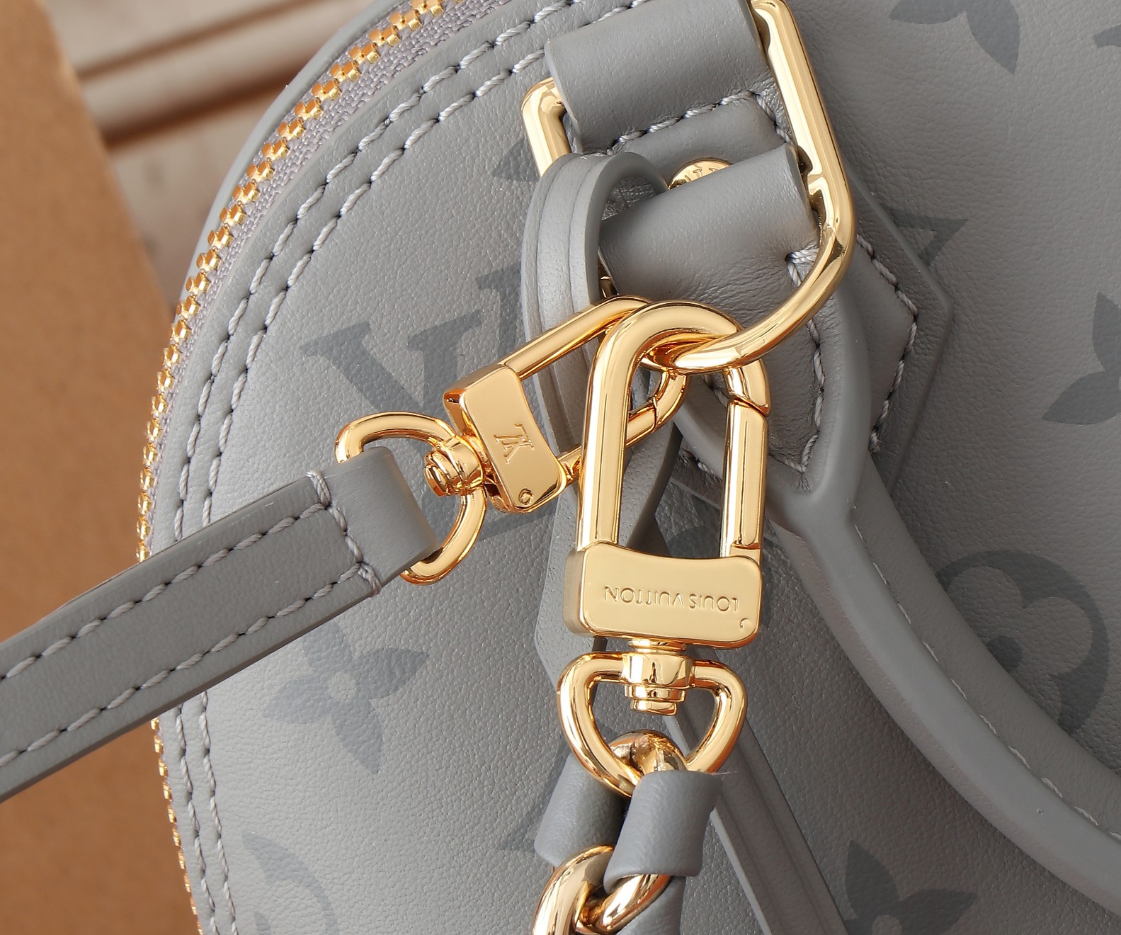 Alma BB Monogram Ink Handbag - Image 5