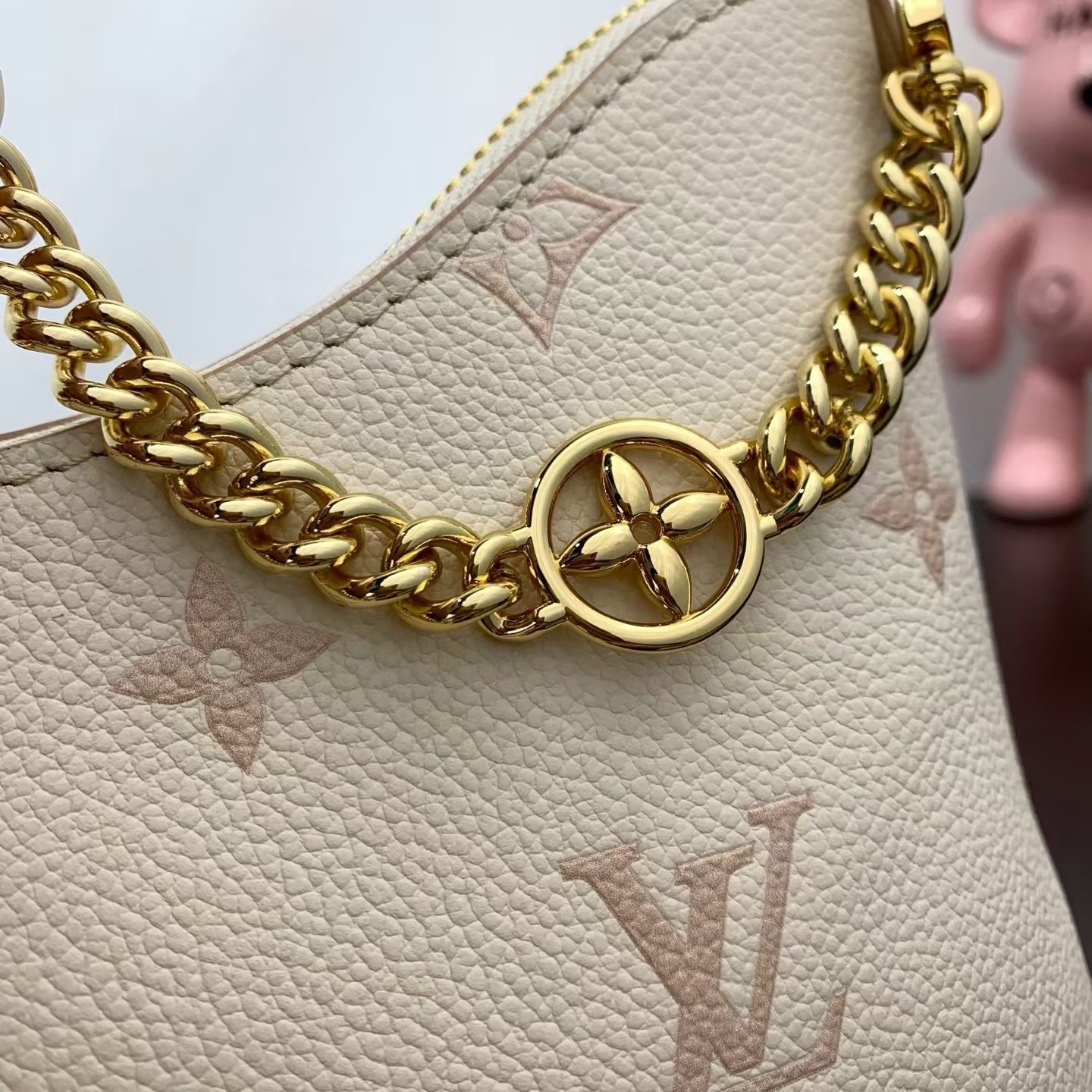 Louis Vuitton Boulogne Handbag in Monogram Empreinte Leather - Image 5
