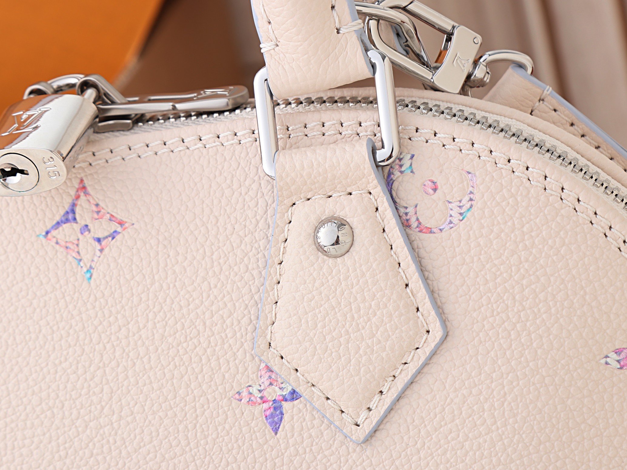 Louis Vuitton Alma BB Monogram Empreinte Handbag - Image 5