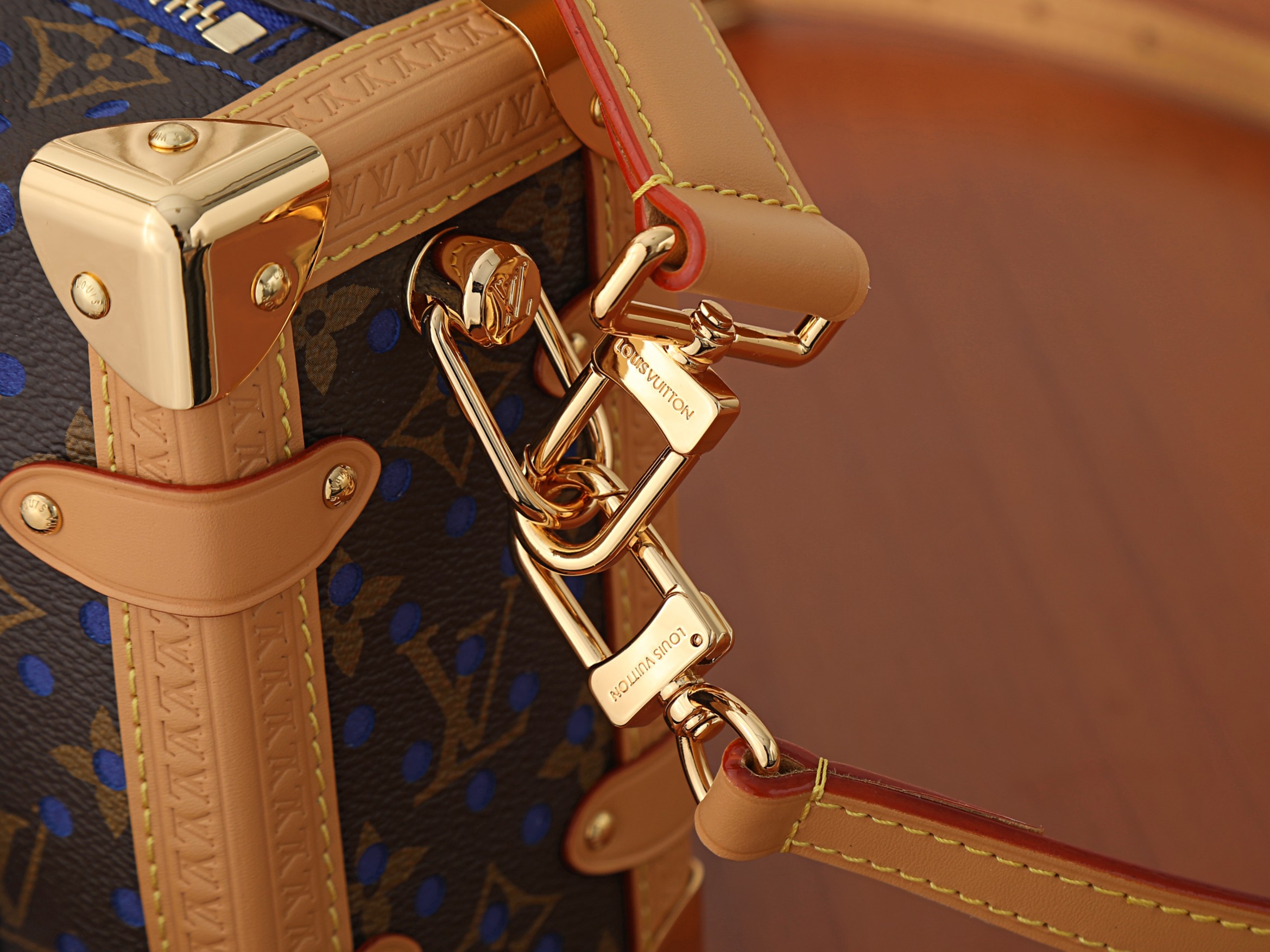 Side Trunk Medium Monogram Perfo Handbag - Image 5