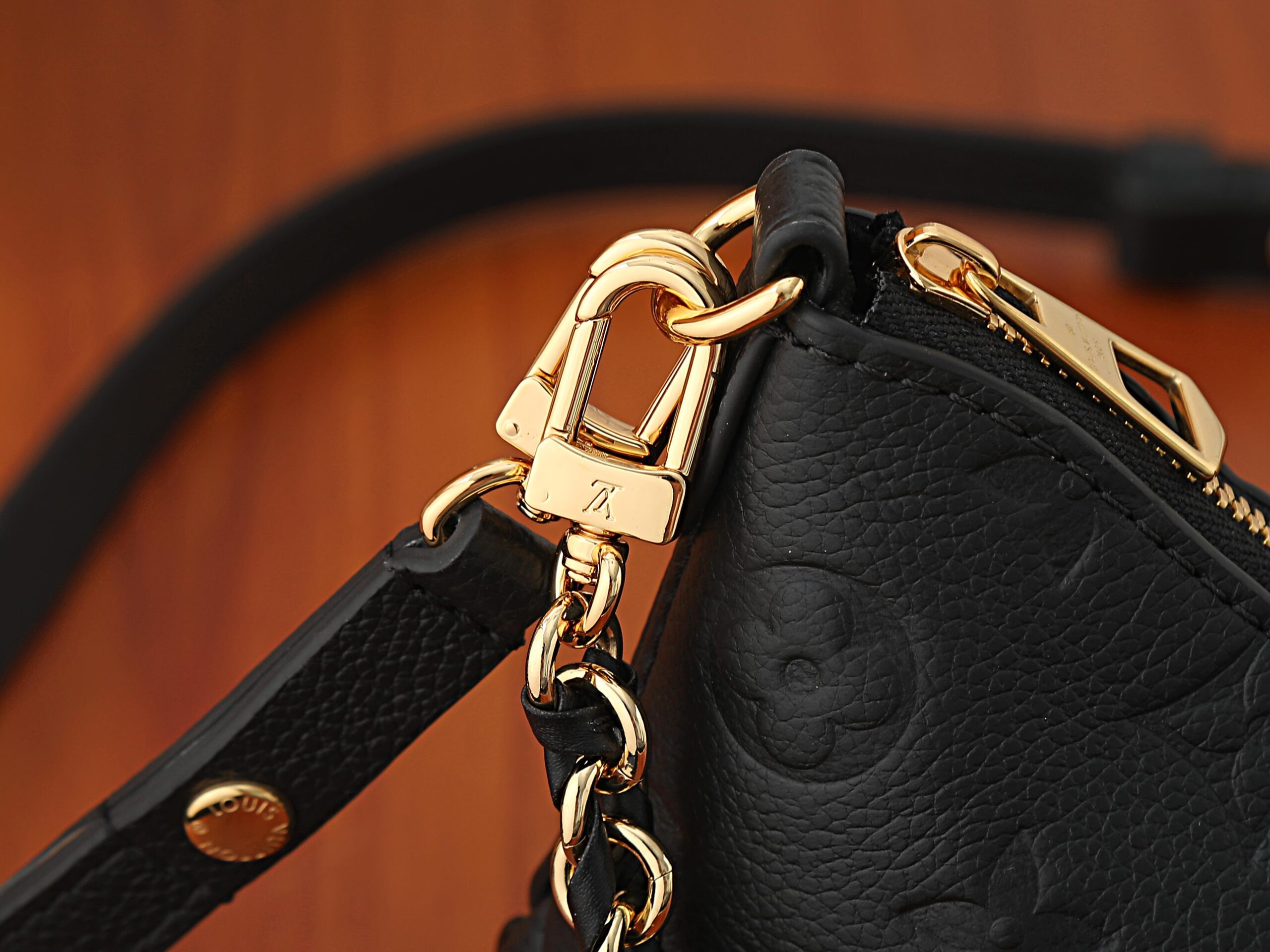 Louis Vuitton Nano Boulogne Monogram Empreinte Leather Crossbody Bag - Image 5
