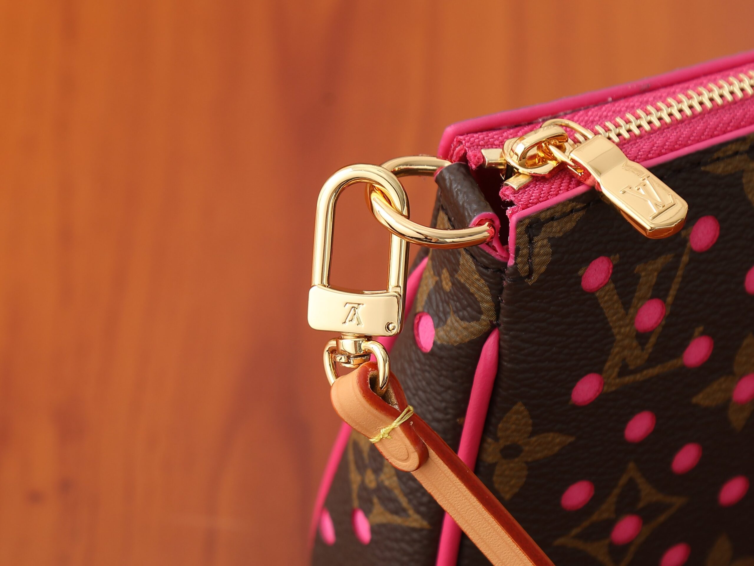 Louis Vuitton Pochette Accessoires Monogram Perfo Shoulder Bag - Image 5