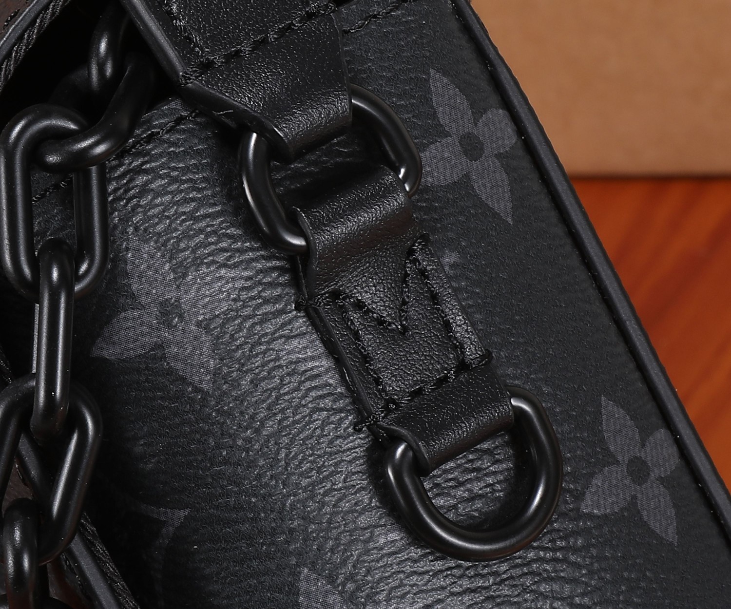 Louis Vuitton Steamer Mini Handbag in Monogram Eclipse Canvas - Image 5