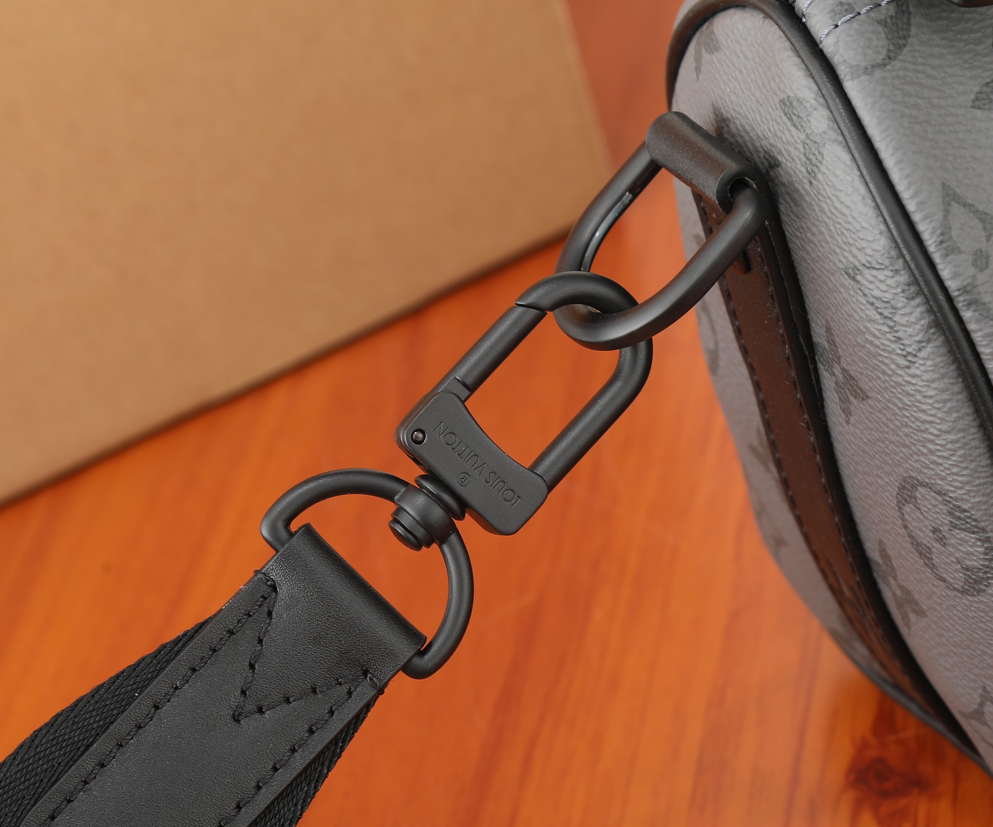 Louis Vuitton Keepall Bandoulière 25 Travel Bag, Monogram Eclipse Reverse, M11645 - Image 5