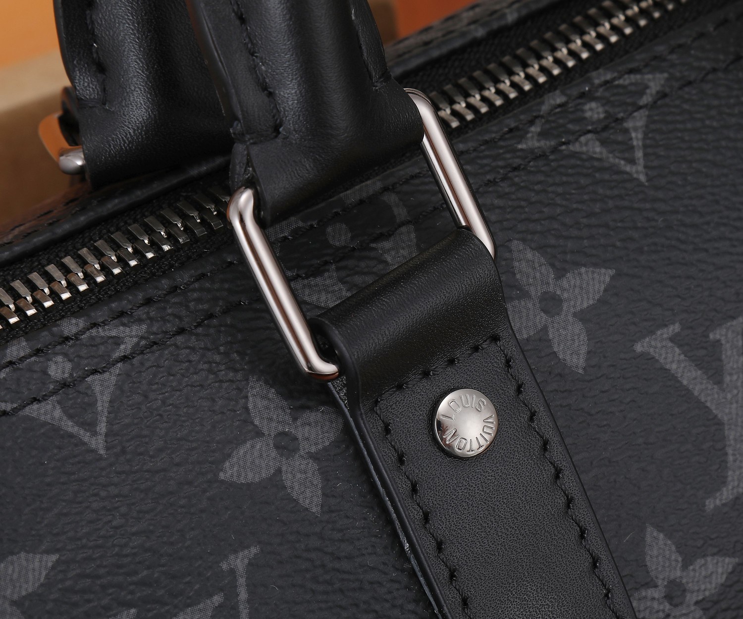 Louis Vuitton Keepall 25 Monogram Eclipse Reverse Crossbody Bag - Image 5