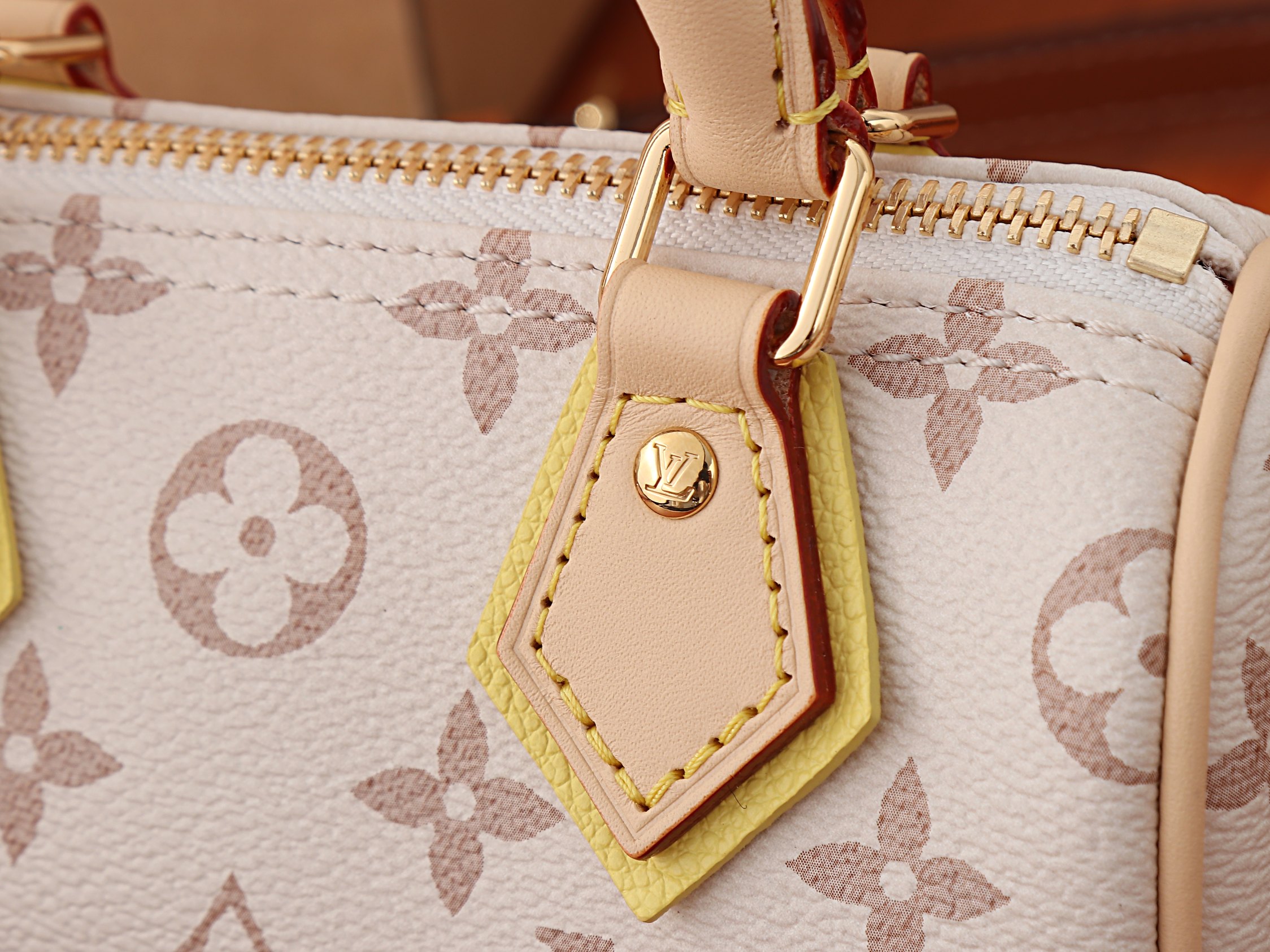 Louis Vuitton Nano Speedy Handbag – LV Crafty Monogram Dune - Image 5