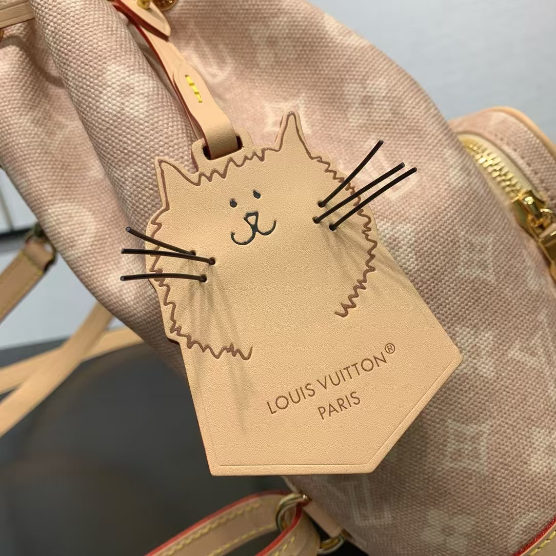 Louis Vuitton Montsouris Mini Backpack in Meowgram Canvas - Image 5