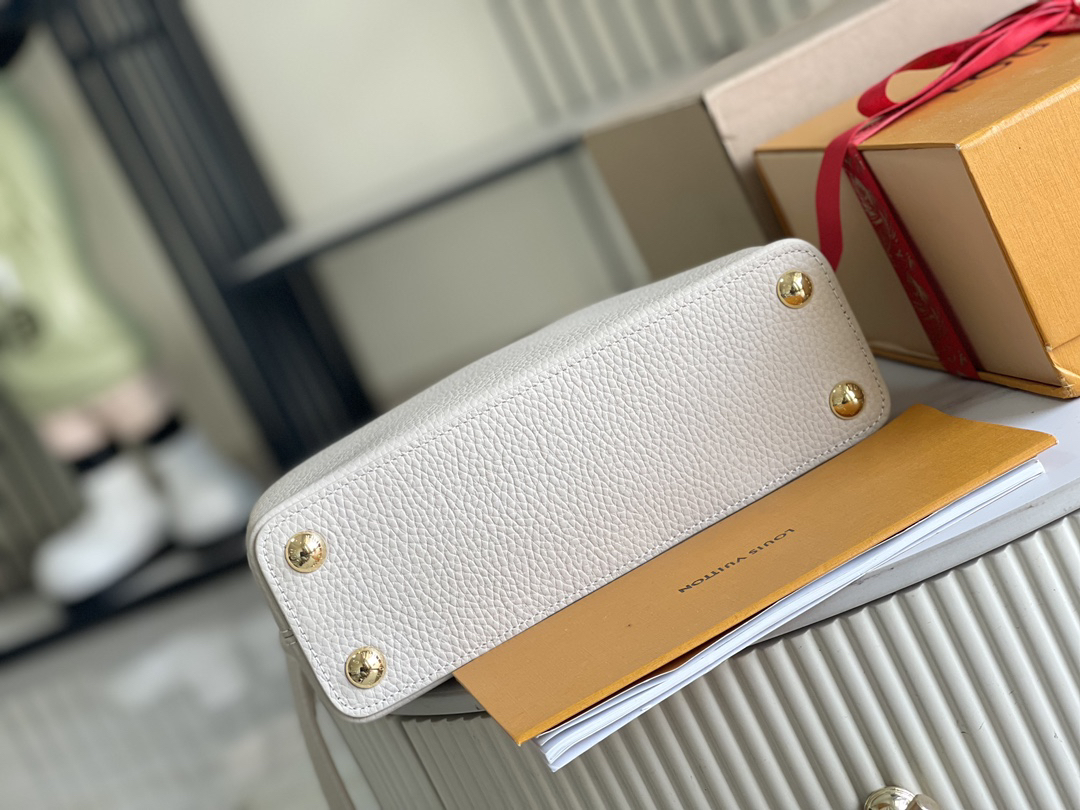 Capucines Mini Handbag in Taurillon Leather - Image 5