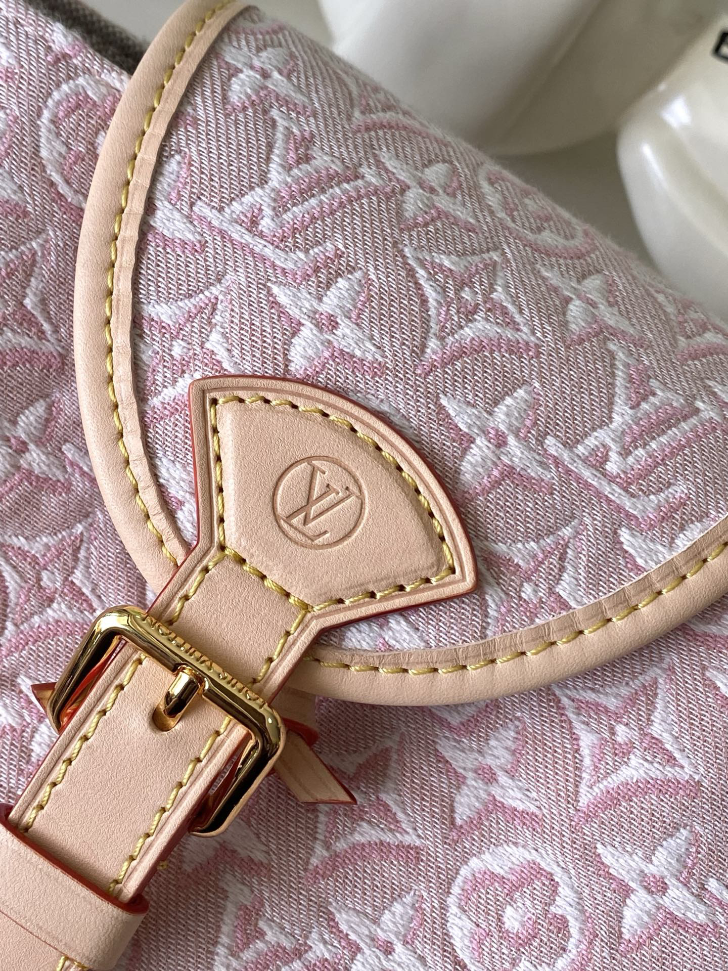 Louis Vuitton Odyssée Small Crossbody Bag M29974 in Pink Monogram Emblème Canvas - Image 5