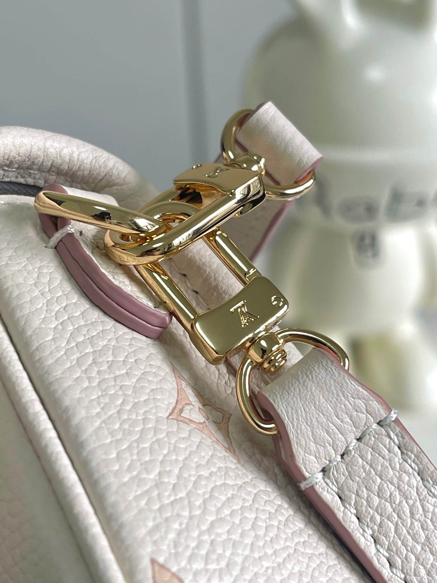 Nano Diane Crossbody Bag in White Monogram - Image 5