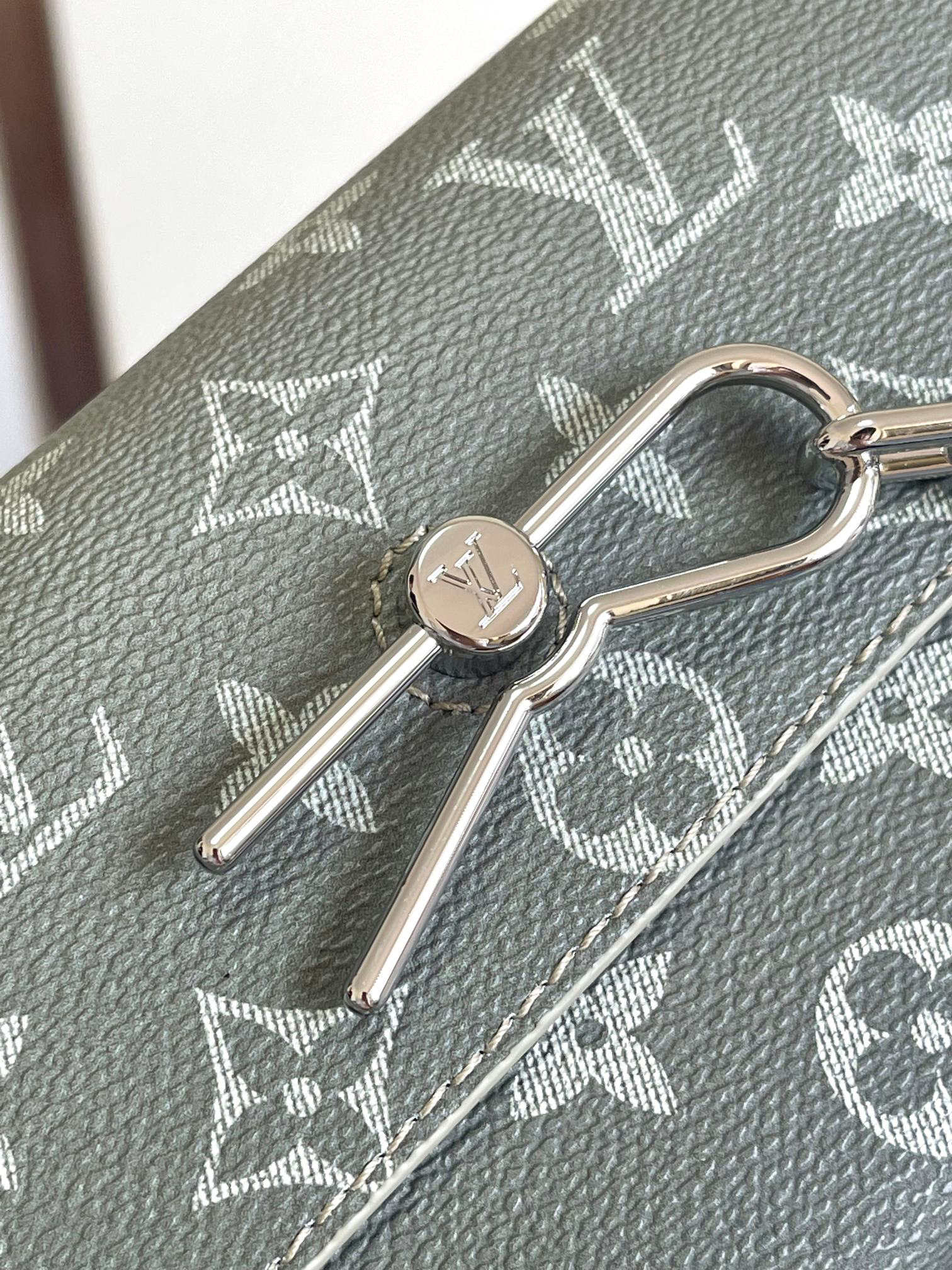 Louis Vuitton Steamer Mini Crossbody Bag in Monogram Eclipse Canvas - Image 5
