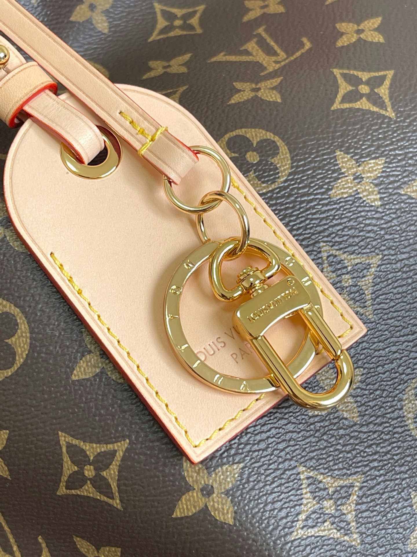 Artsy Monogram Canvas Tote Bag - Image 5