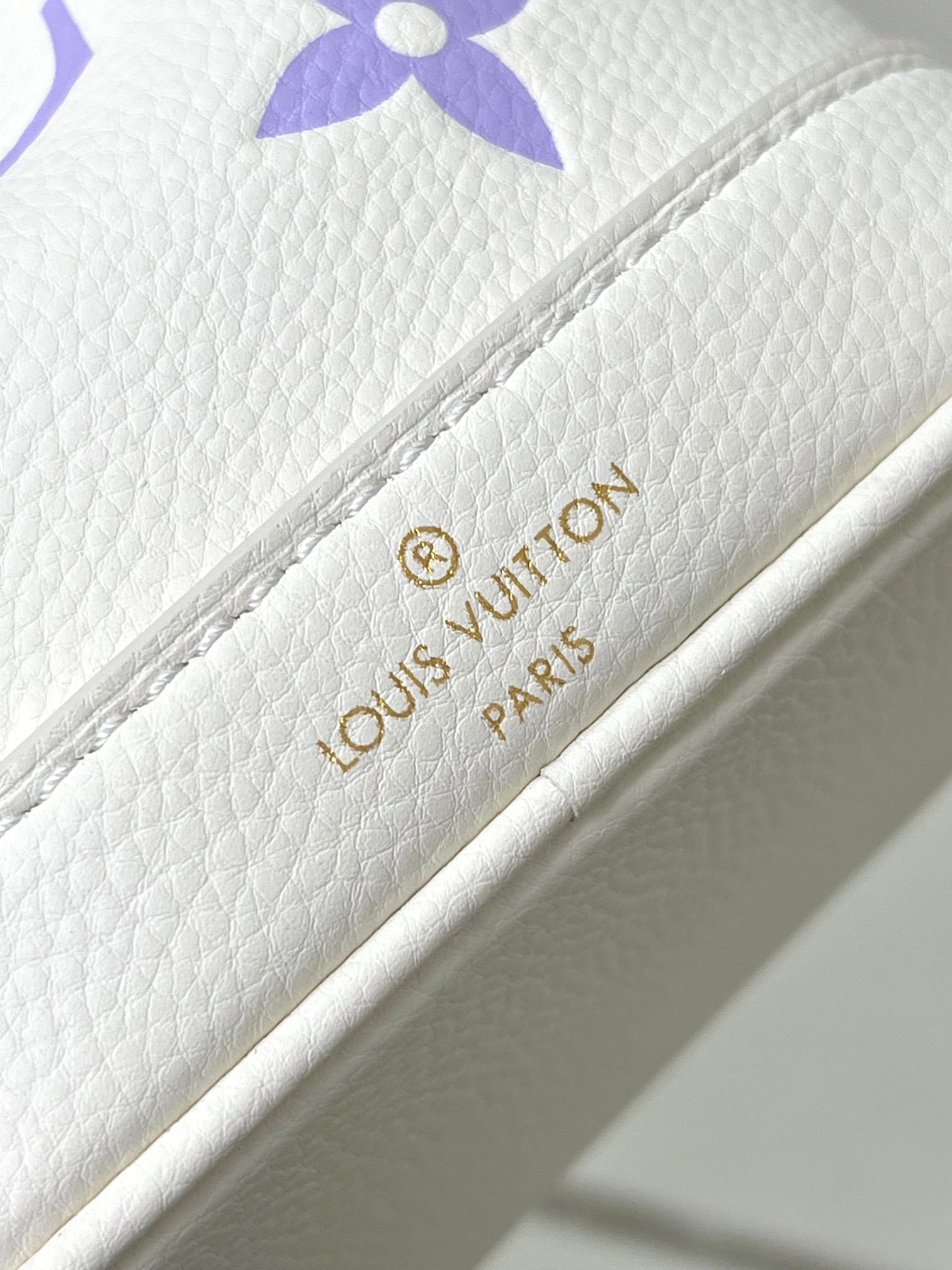 Louis Vuitton Nano Noé Bag in Purple Monogram Empreinte Leather - Image 5