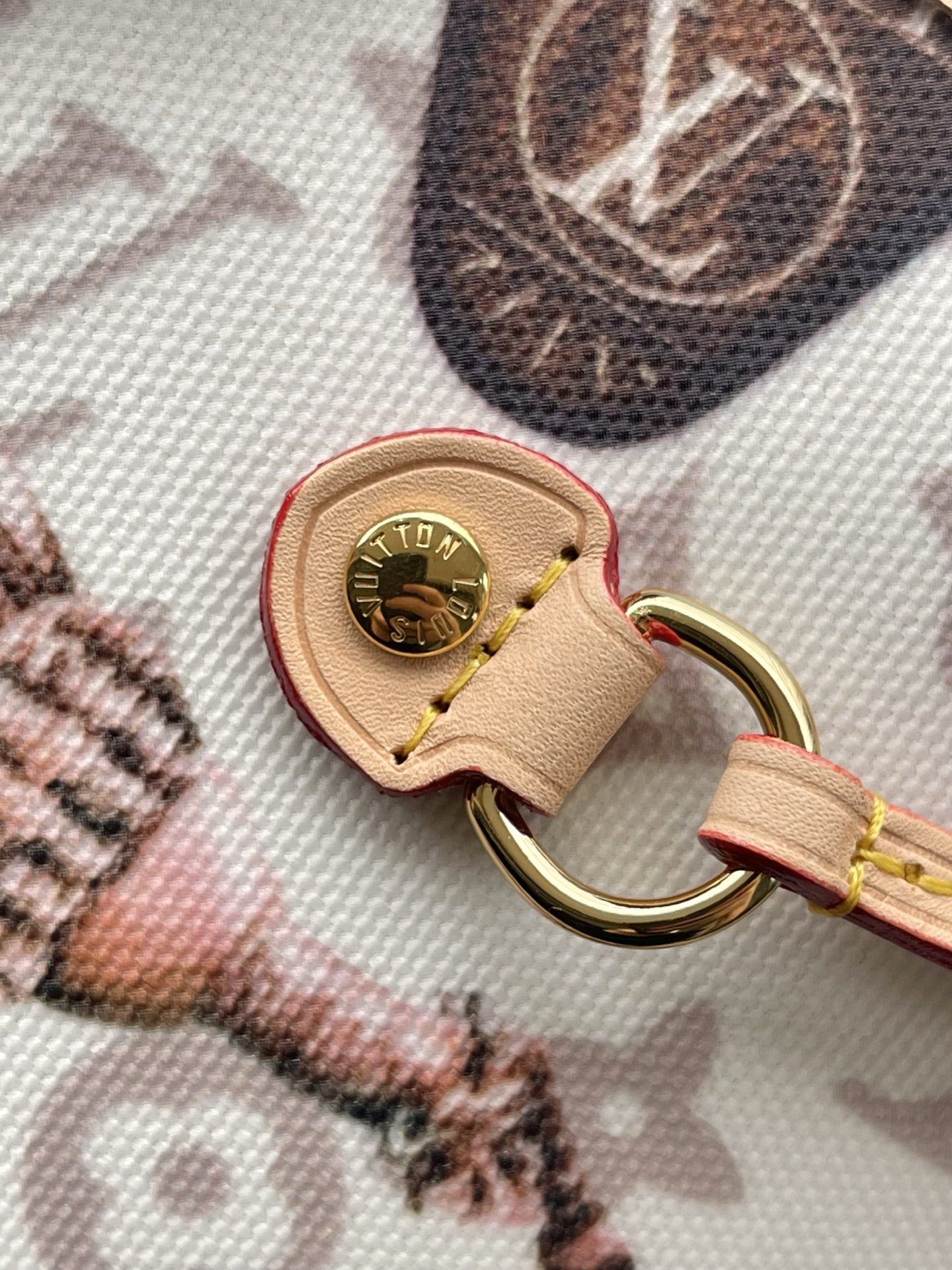 Neverfull Large Tote Bag in Beige Canvas - Image 5