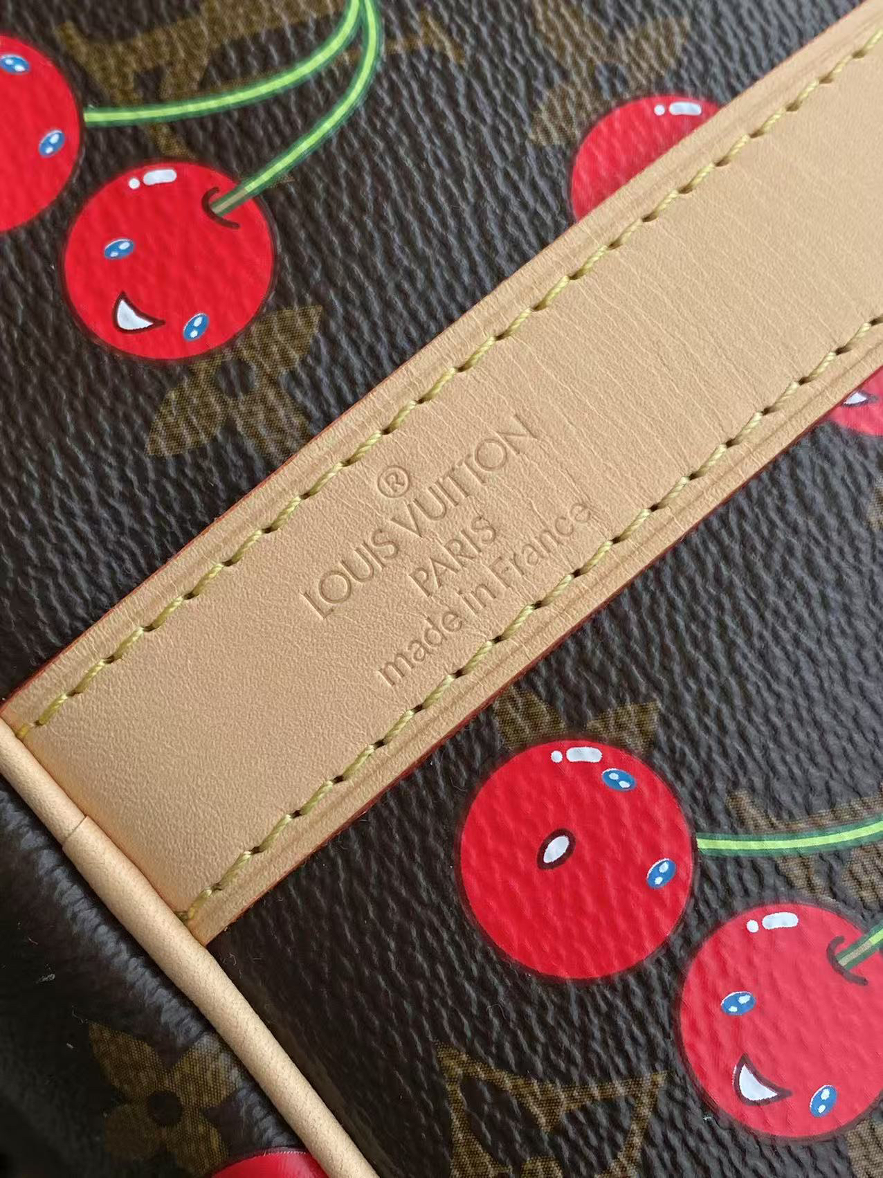 Louis Vuitton Keepall Bandoulière 45 Travel Bag – Cherry Monogram - Image 5