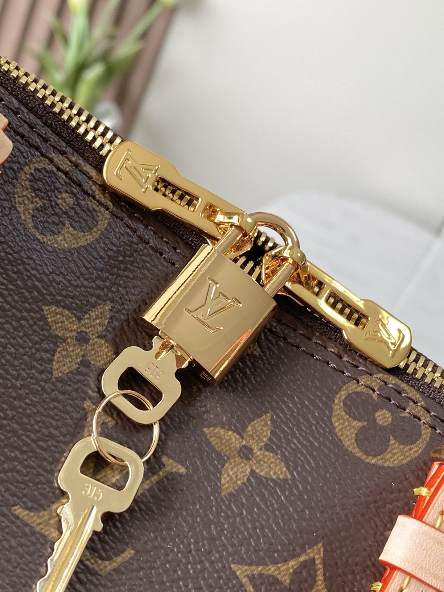 Squire Large Shoulder Bag in Monogram Canvas - Image 5