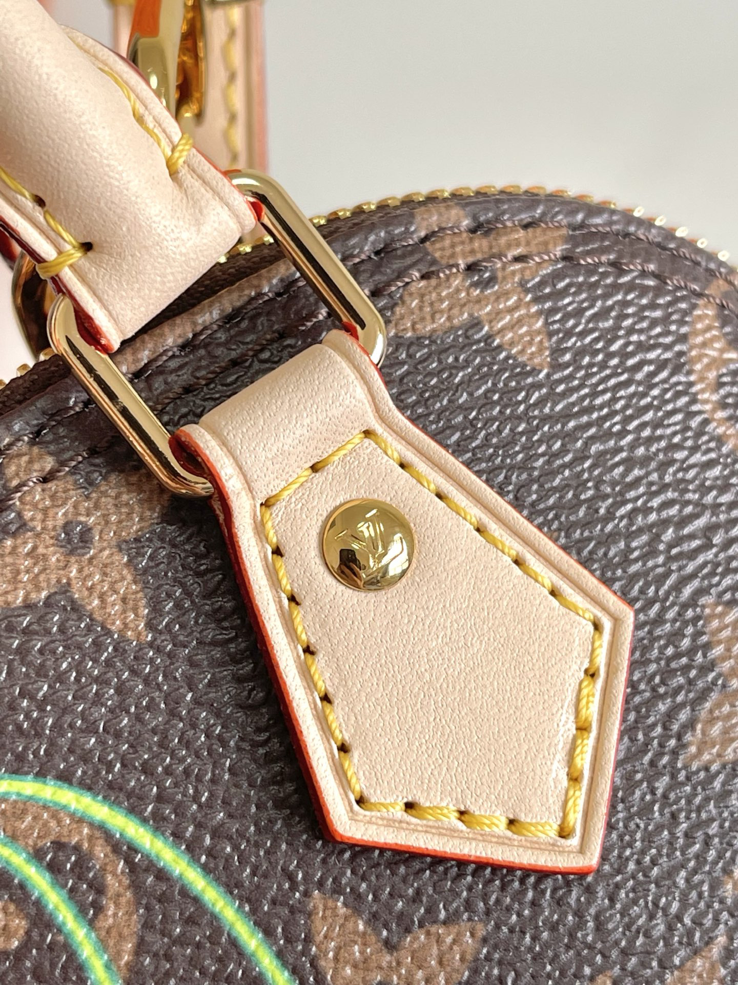 Louis Vuitton x Takashi Murakami Nano Alma Cherry Handbag - Image 5