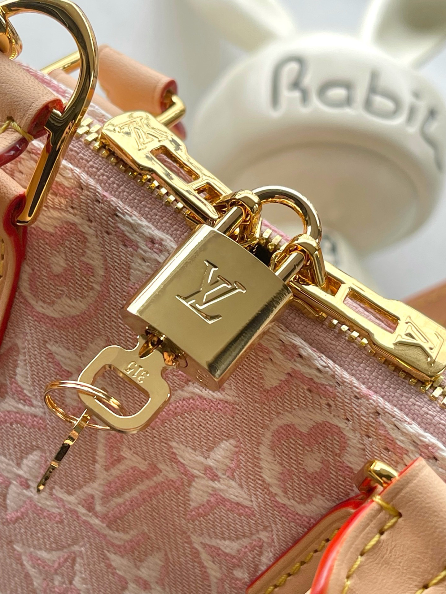 Louis Vuitton Alma BB Pink Floral Embroidered Canvas Handbag - Image 5