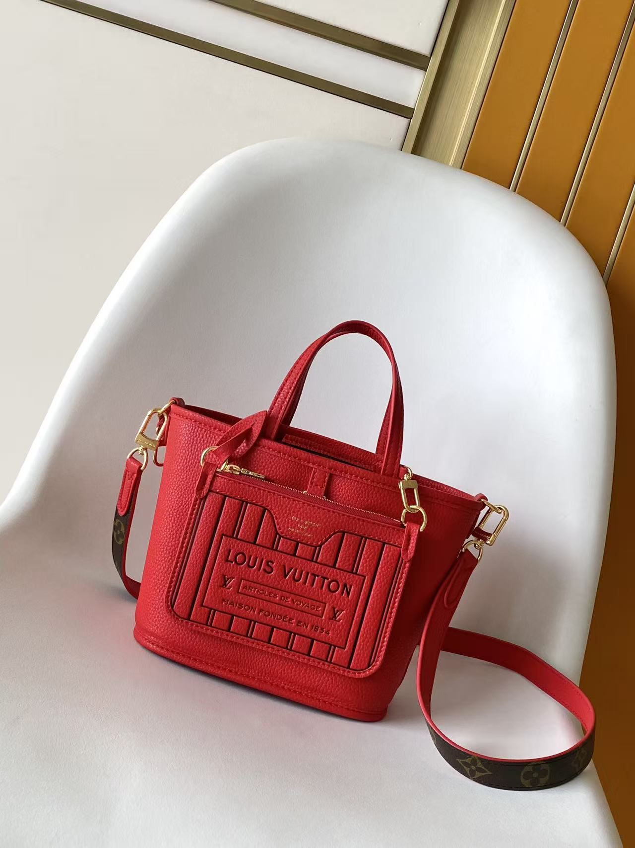 Louis Vuitton Neverfull Bandoulière Inside Out BB Tote Bag - Image 5