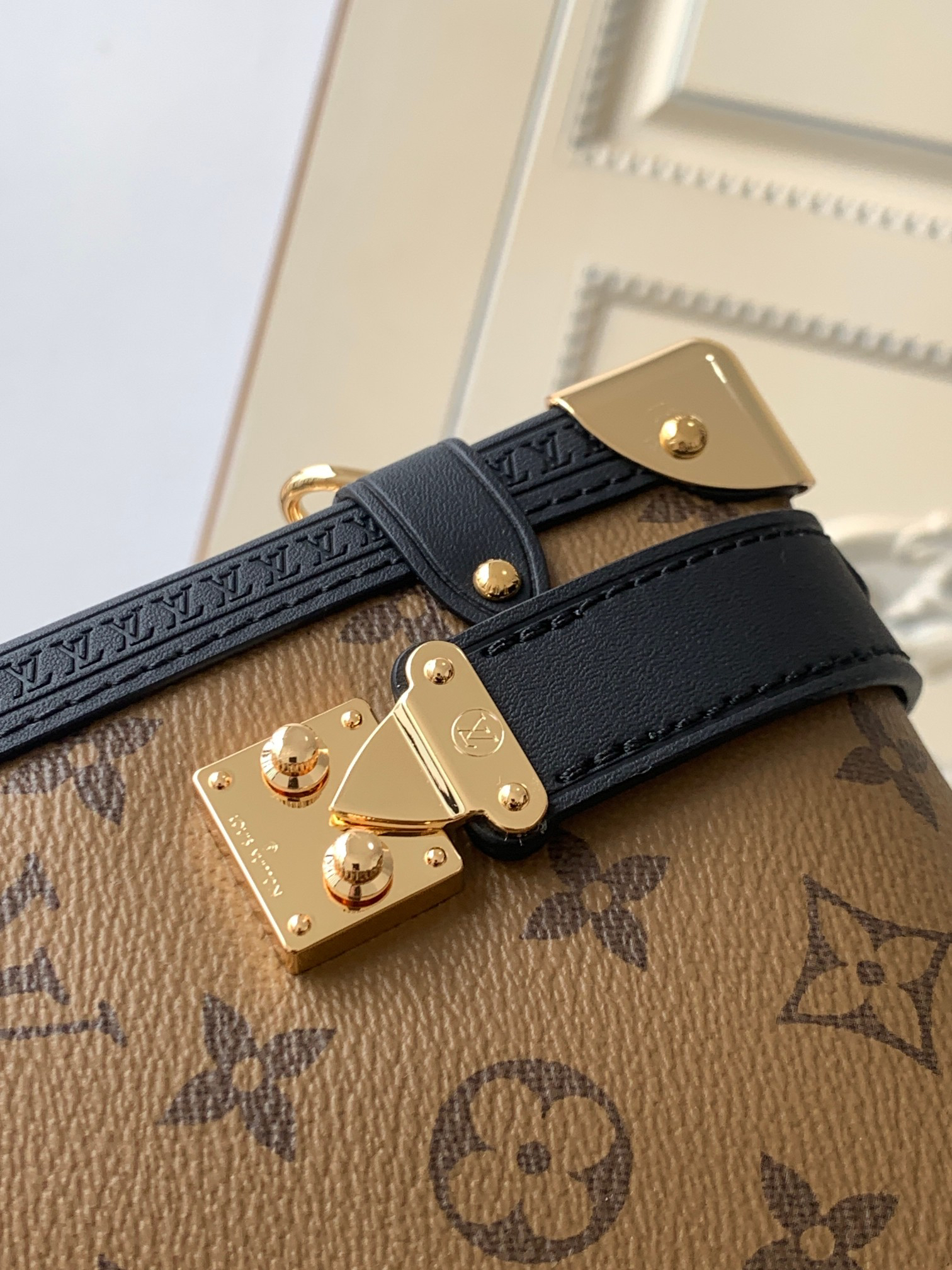 Louis Vuitton Side Trunk Small Handbag in Monogram Calfskin - Image 5