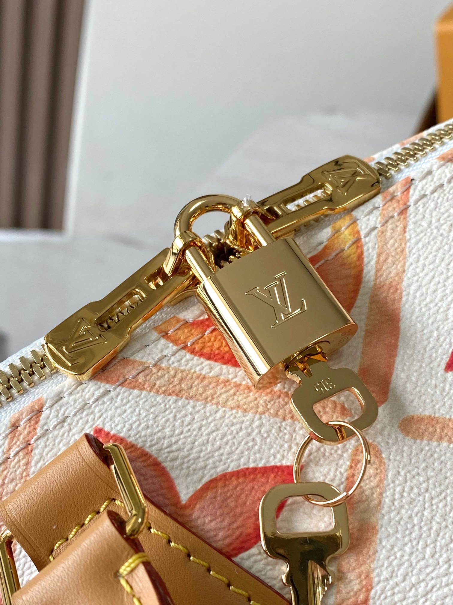 Louis Vuitton Speedy Bandoulière 25 Handbag – Pink and Sky Blue - Image 5