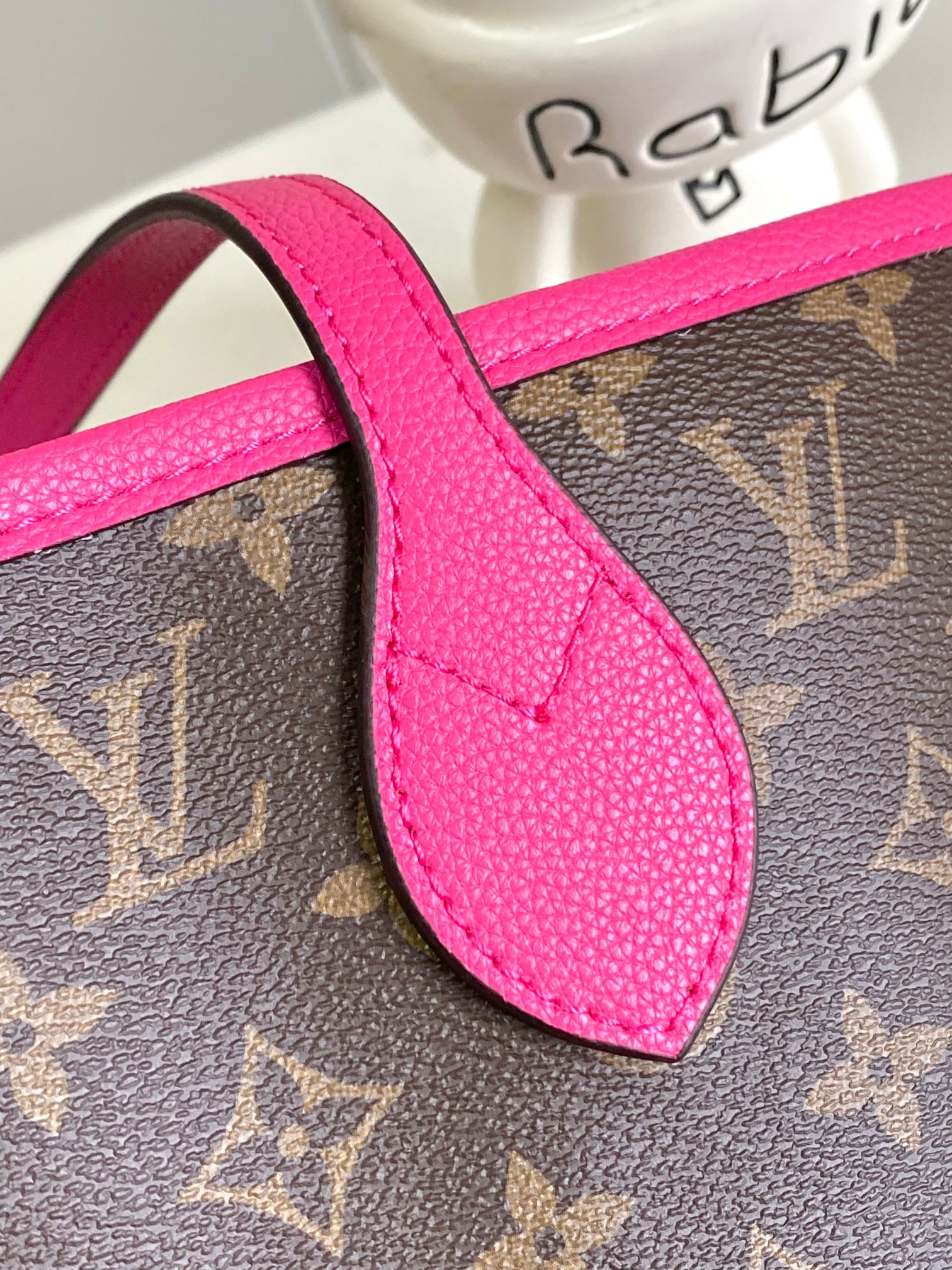 Louis Vuitton Neverfull MM Tote Bag in Damier Azur Canvas - Image 5
