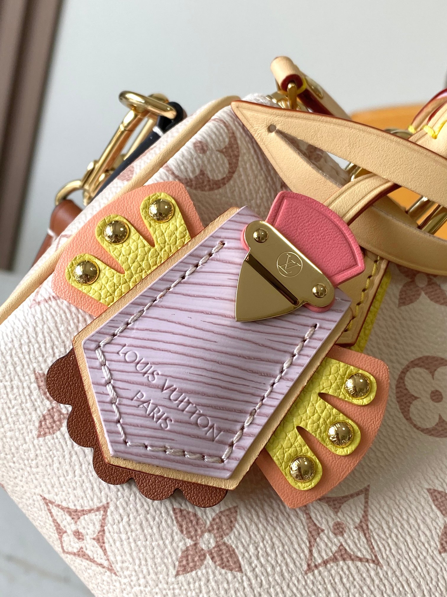 Louis Vuitton Nano Speedy Leather Crossbody Bag - Image 5