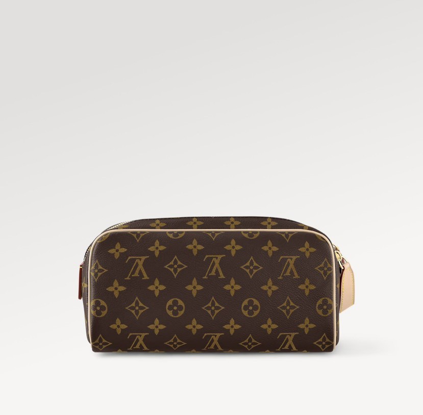 Louis Vuitton Dopp Toiletry Bag in Brown Monogram Canvas - Image 5
